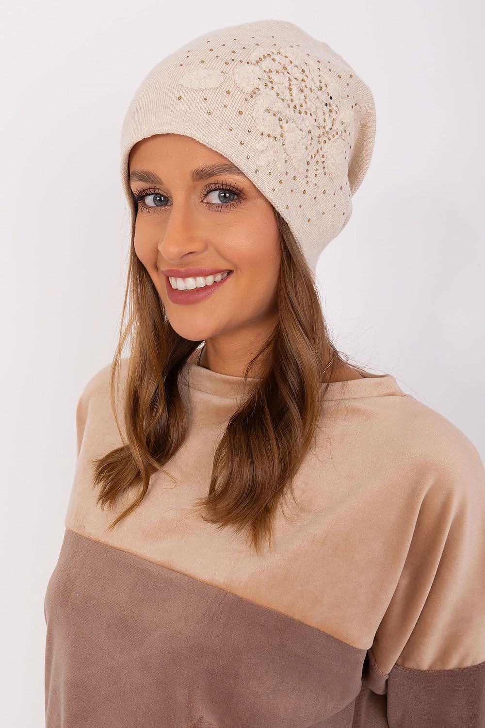 A.T. European Women's Acrylic Cashmere Winter Beanie Cap