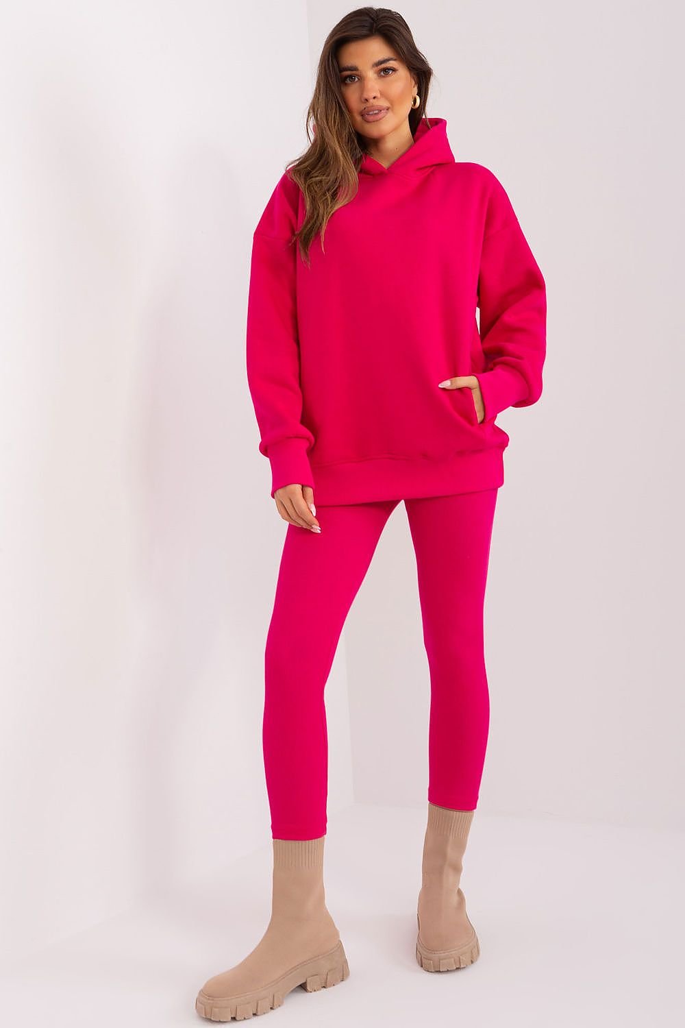 RELEVANCE 2 Piece Women's European Sweatshirt and Leggings  Set