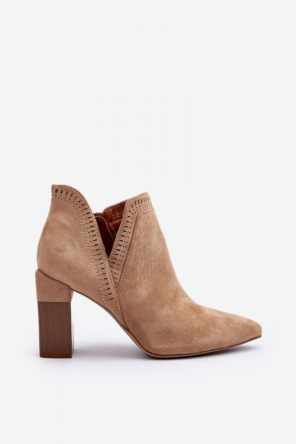 STEP IN STYLE European V-side Pointed  Heel Ankle Boots