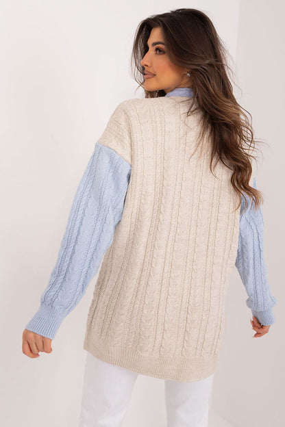 BADU European Knitted Vest Illusion Sweater Cardigan