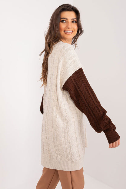 BADU European Knitted Vest Illusion Sweater Cardigan