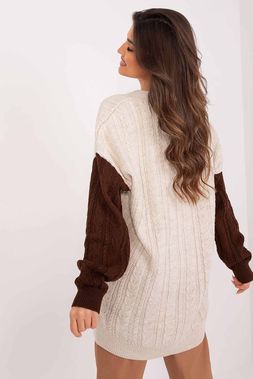 BADU European Knitted Vest Illusion Sweater Cardigan