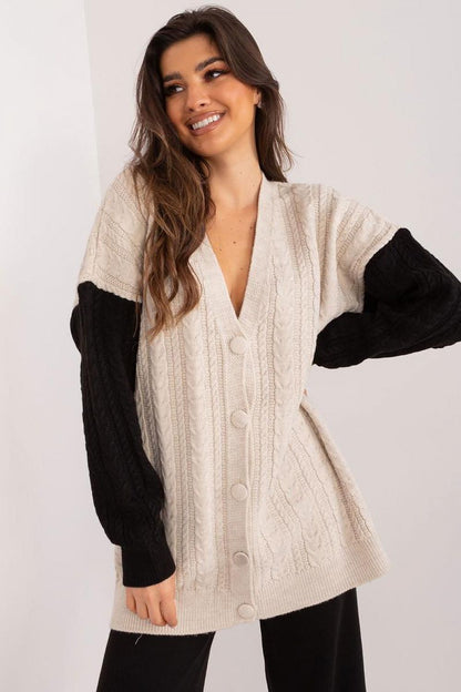 BADU European Knitted Vest Illusion Sweater Cardigan