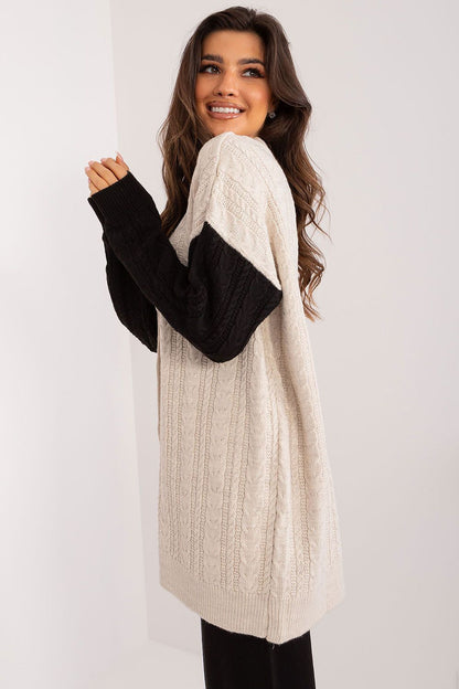 BADU European Knitted Vest Illusion Sweater Cardigan