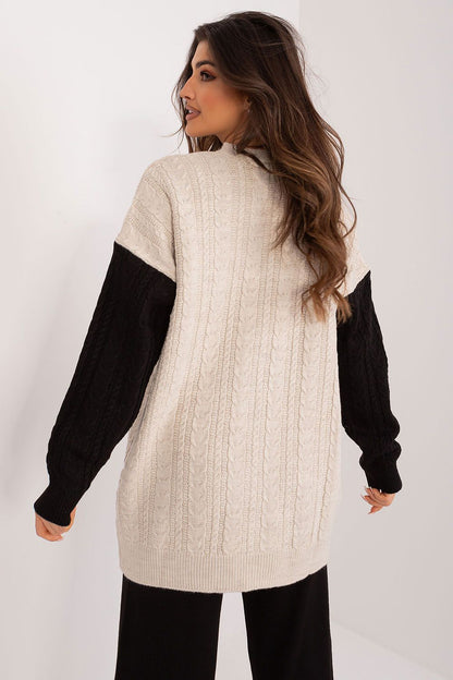 BADU European Knitted Vest Illusion Sweater Cardigan