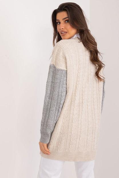 BADU European Knitted Vest Illusion Sweater Cardigan