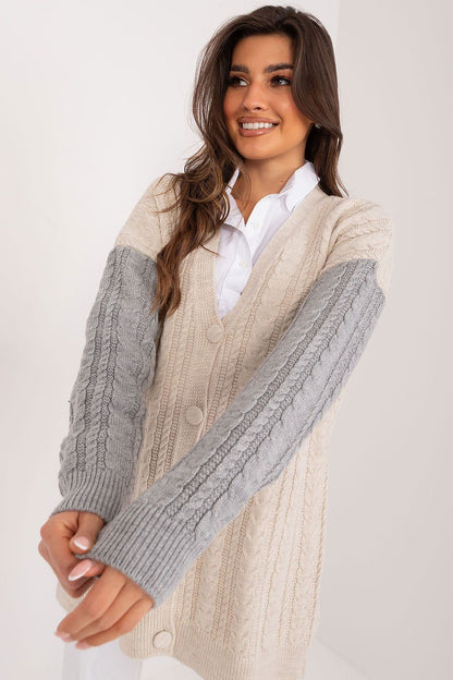 BADU European Knitted Vest Illusion Sweater Cardigan