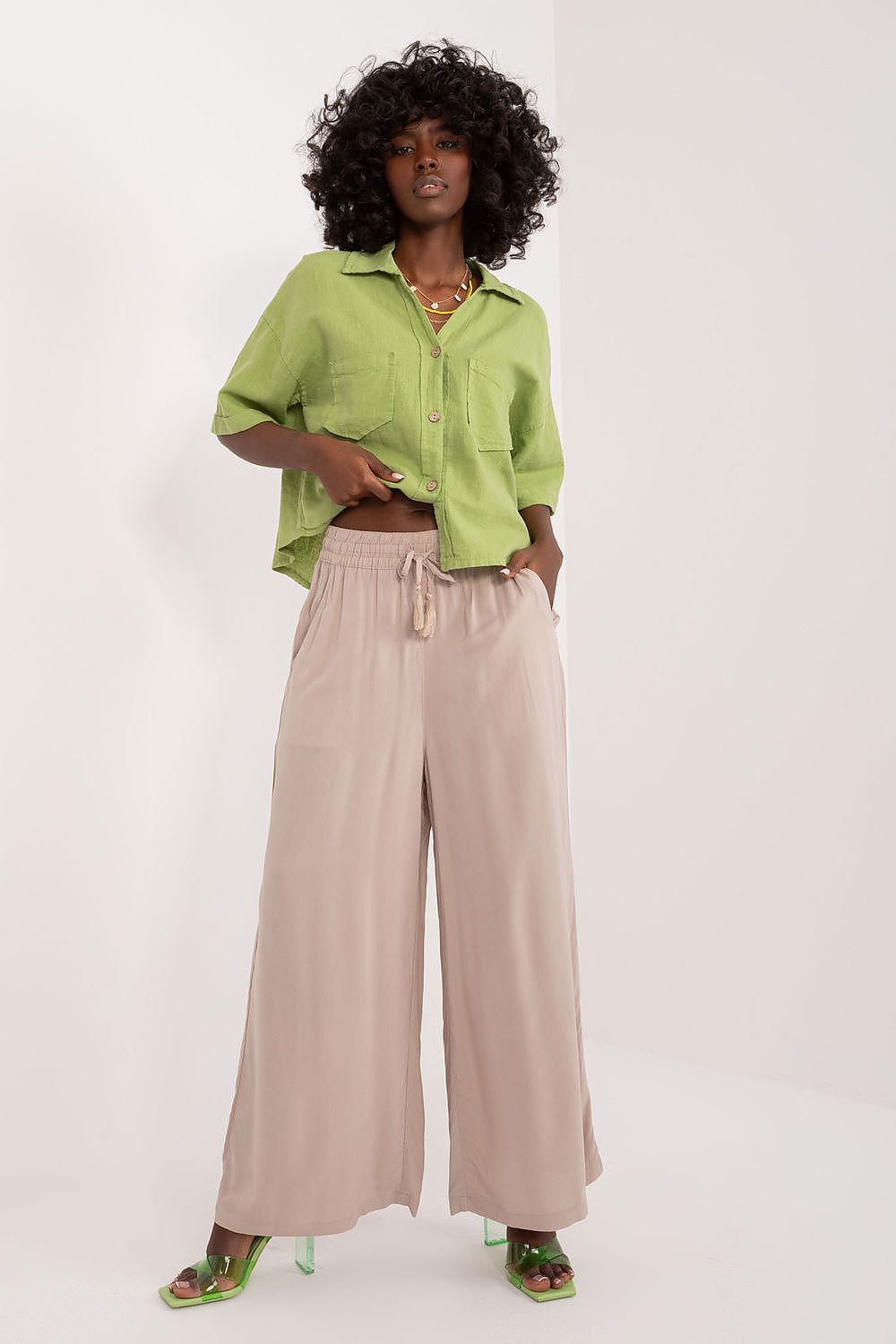 SUBLEVEL Women European Daily Palazzo Pants