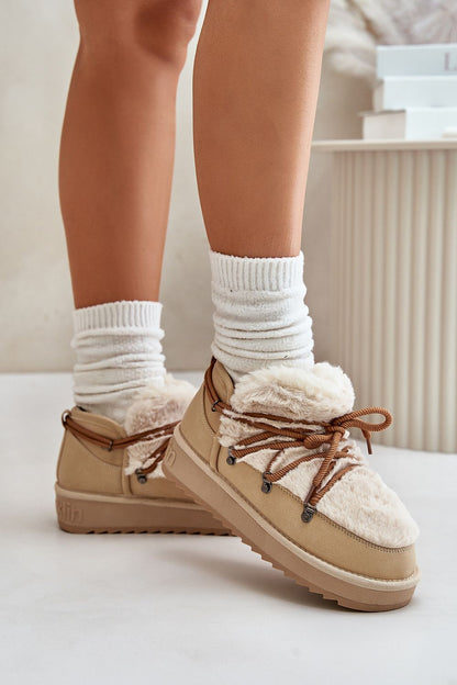 STEP IN STYLE Ankle-High European Snow Boots