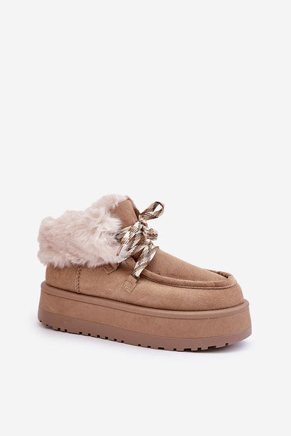 STEP IN STYLE Women's Suede Ankle Snow boots from Poland