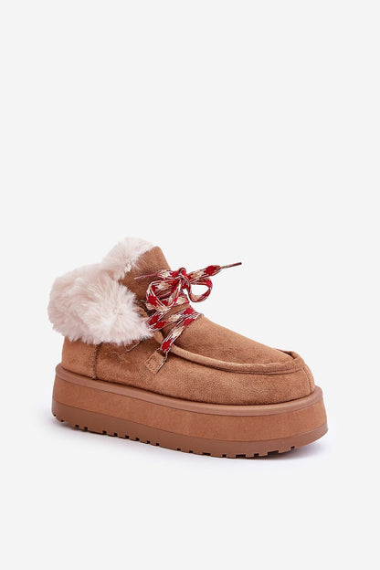 STEP IN STYLE Women's Suede Ankle Snow boots from Poland