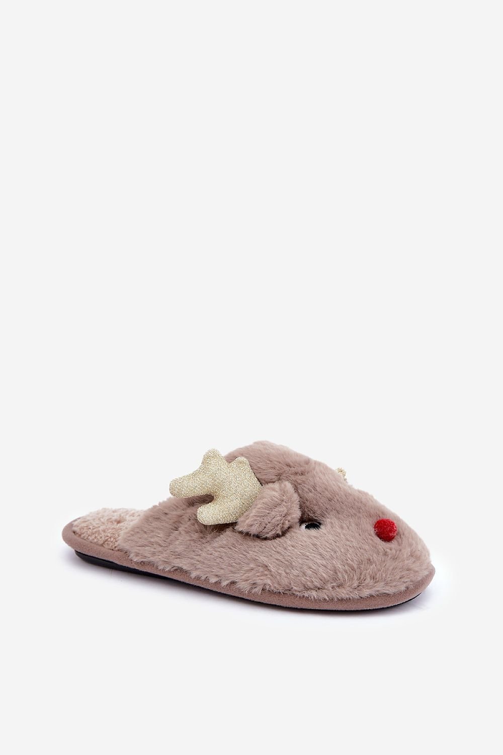 STEP IN STYLE Charming Women's European Fur Reindeer Winter Slippers