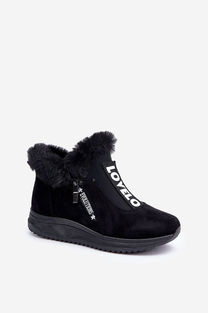 STEP IN STYLE Women's Suede Winter European Sneakers/Sport Shoes with Fur