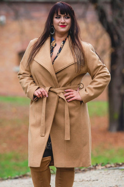 KARKO Stylish Plus-size European Trench Coat