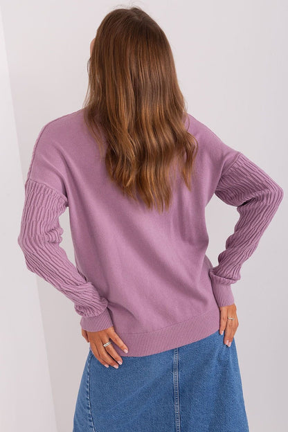 A.T. Round Neck European Textured Sweater