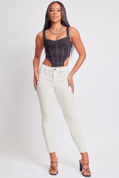 YMI JEANSWEAR Hyperstretch Mid-Rise Skinny Jeans