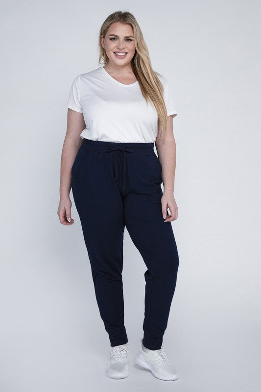 BLUE AGE Plus-Size Jogger Pants