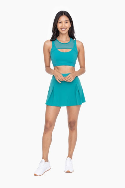 MONO B Two Pleat Active Tennis Skort