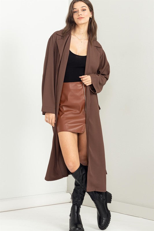 HYFVE Keep Me Close Belted Women's Trench Coat