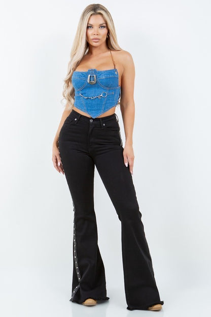 GJG DENIM Ropin' Bell Bottom Jean