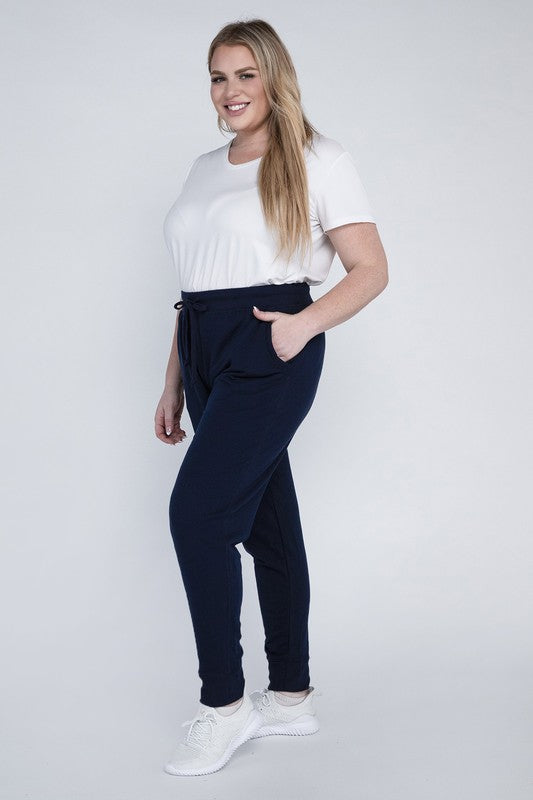 BLUE AGE Plus-Size Jogger Pants