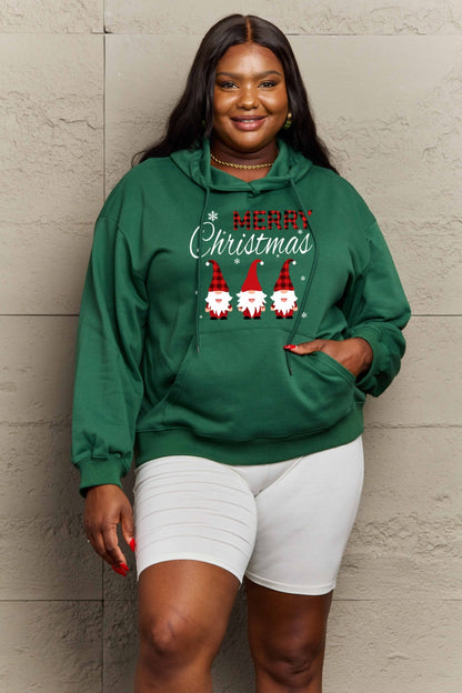 SIMPLY LOVE Full Size MERRY CHRISTMAS Graphic Hoodie