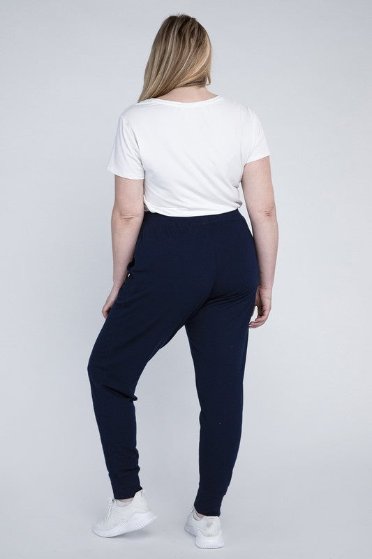 BLUE AGE Plus-Size Jogger Pants