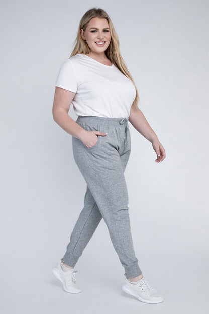 BLUE AGE Plus-Size Jogger Pants