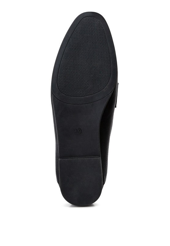 RAG & Co. Asher Horse-bit Embellished Raffia Loafers