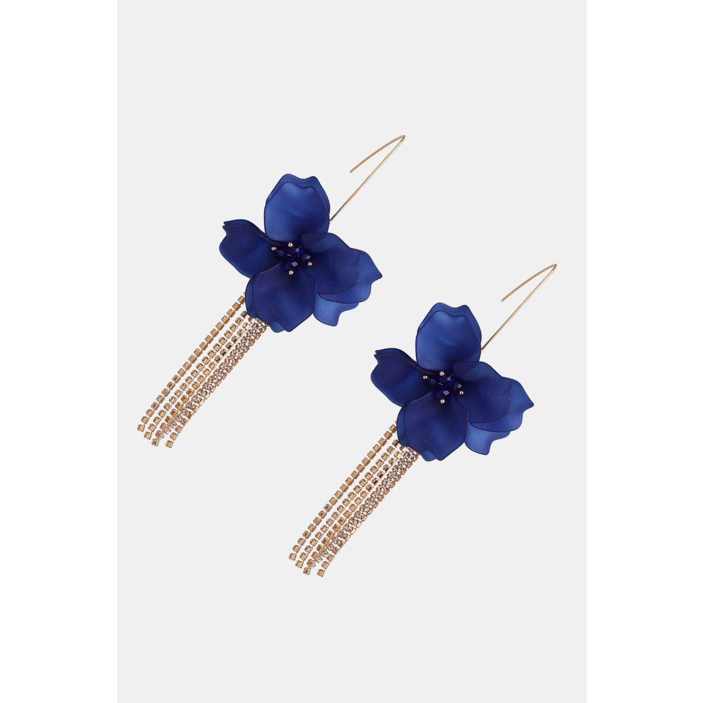 Flower Shape Acrylic Dangle Earrings