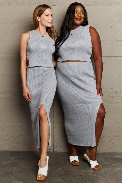 SEW IN LOVE "She's All That" Fitted Two-Piece Skirt Set