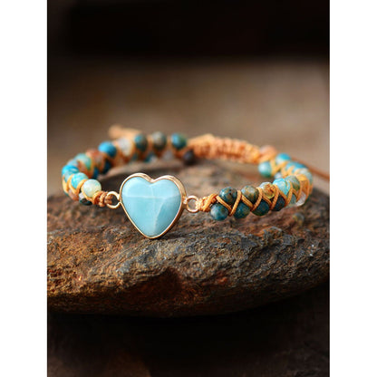 Heart Shape Beaded Bracelet