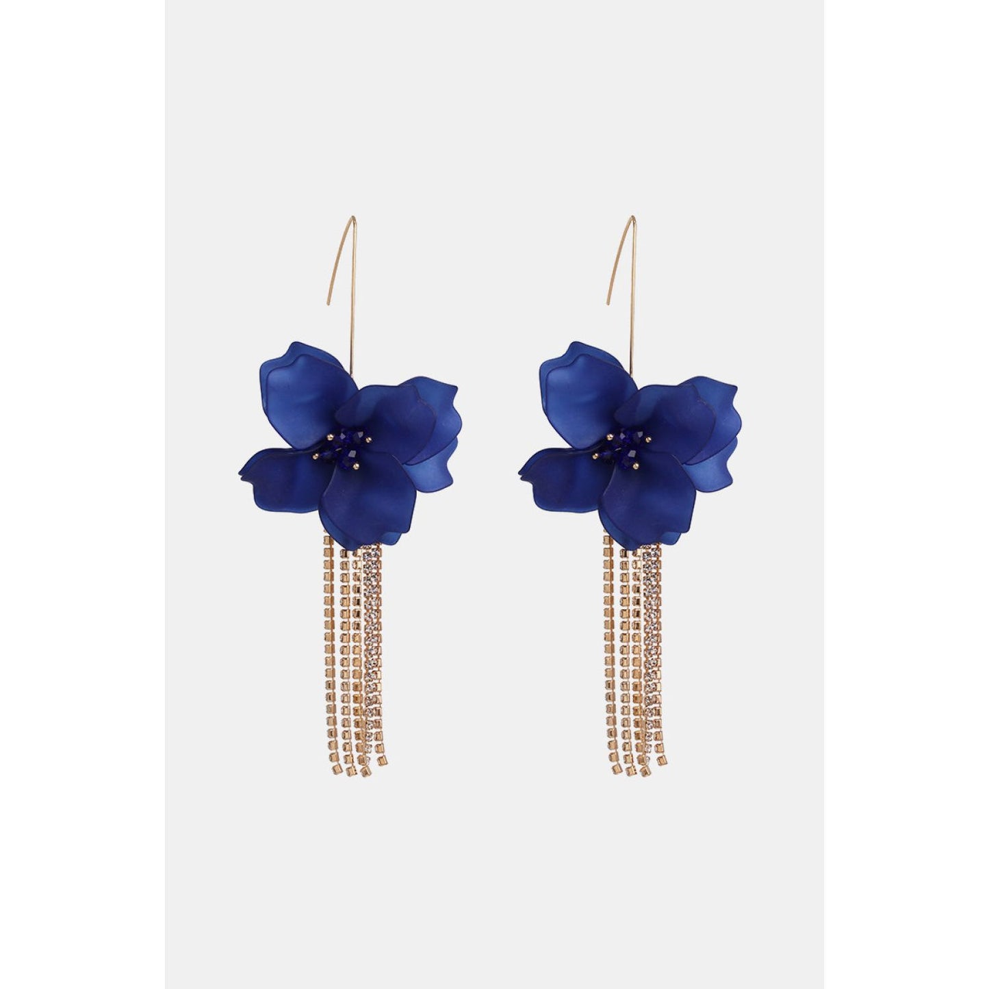 Flower Shape Acrylic Dangle Earrings