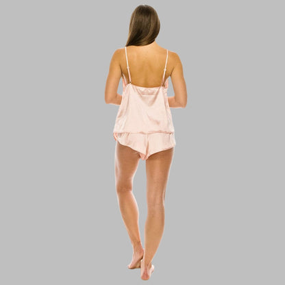 Ensemble short pyjama en satin