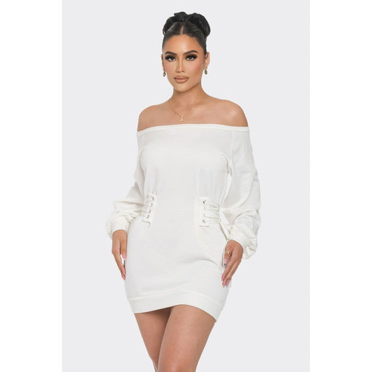 Off Shoulder Mini Dress