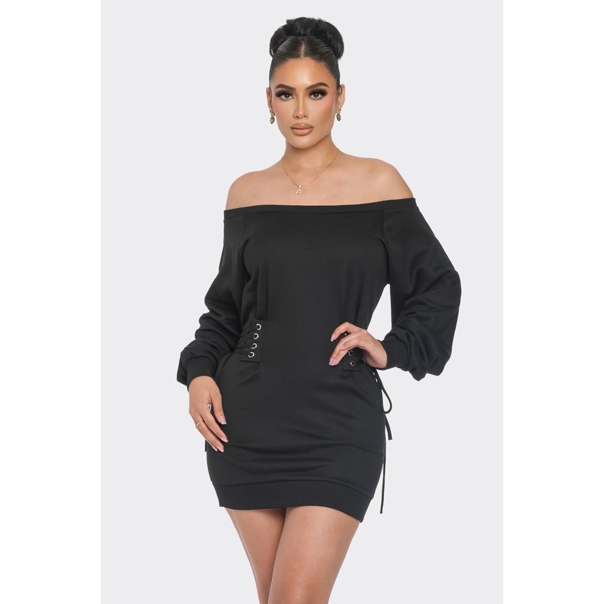 Off Shoulder Mini Dress