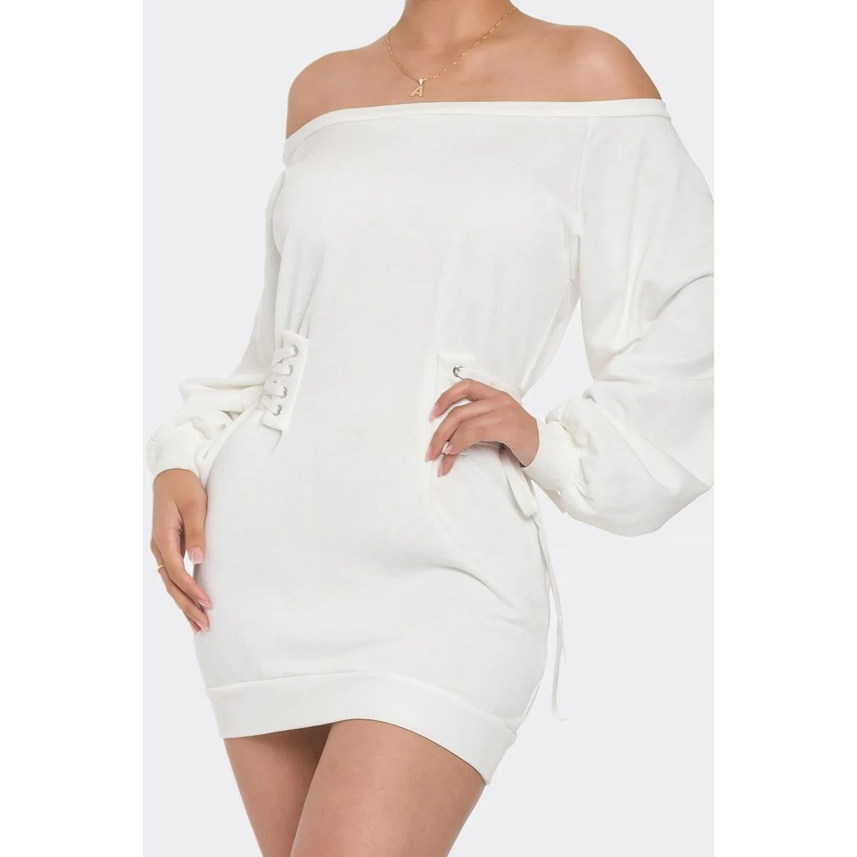 Off Shoulder Mini Dress