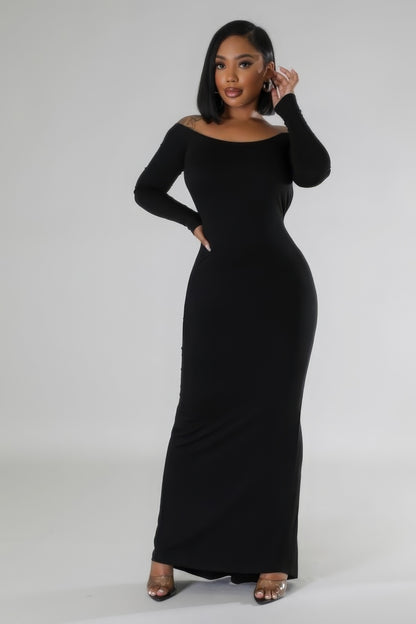 Long Sleeves Stretch Dress