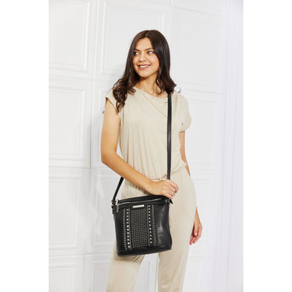 NICOLE LEE Vegan Leather Crossbody Handbag