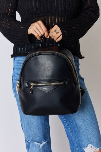 DAVID JONES PU Leather Backpack