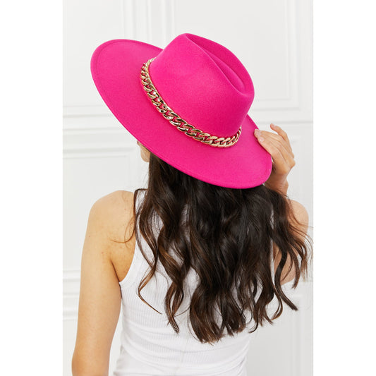 FAME Keep Your Promise Fedora Hat in Pink