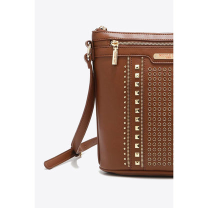 NICOLE LEE Vegan Leather Crossbody Handbag